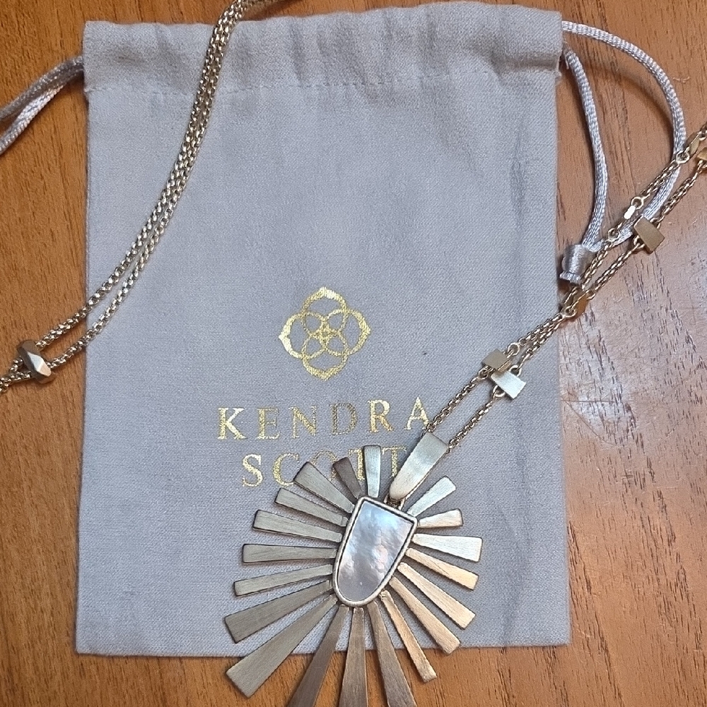Kendra Scott Gold Radiant Pendant Necklace